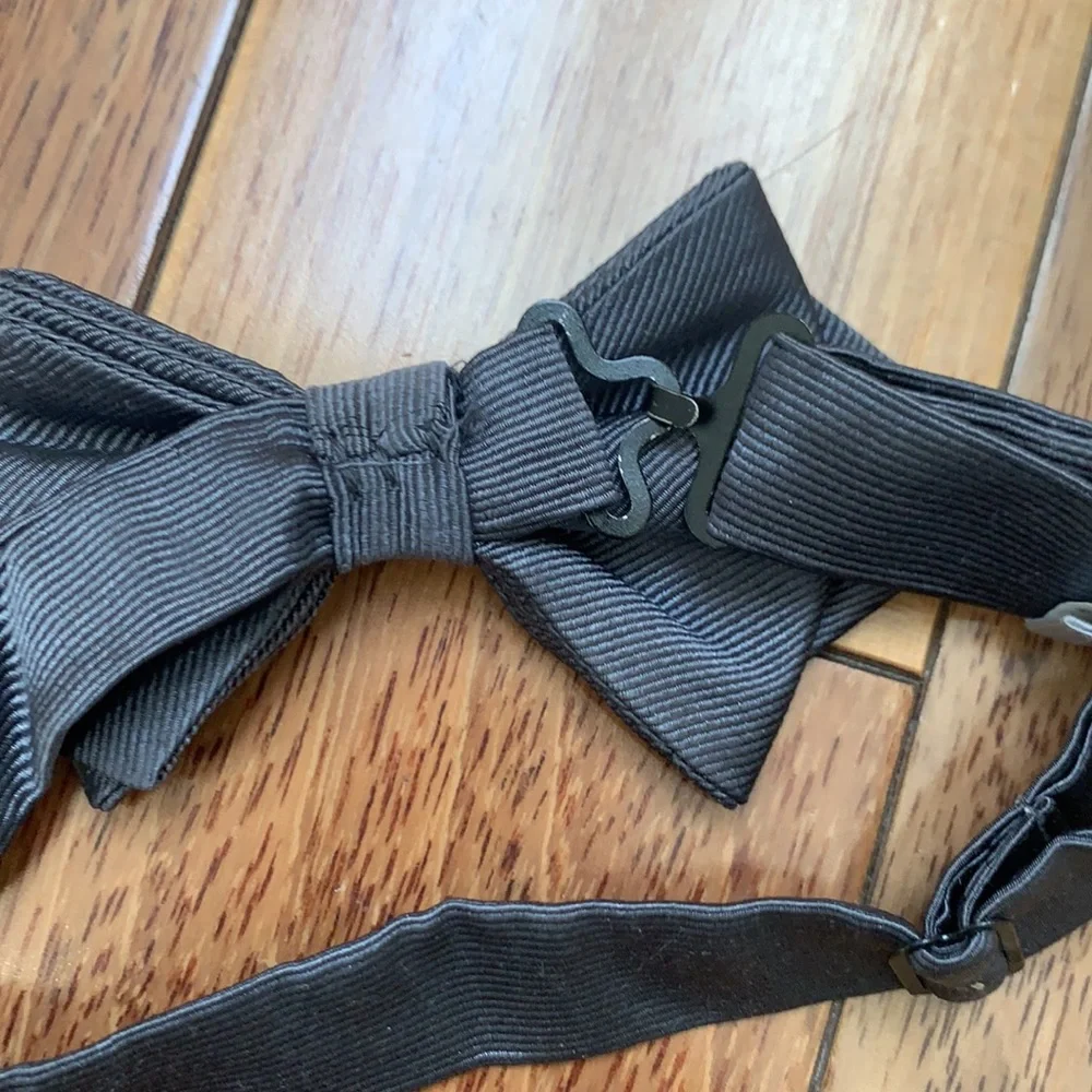Nordstrom | Adjustable Bow tie Gray kids